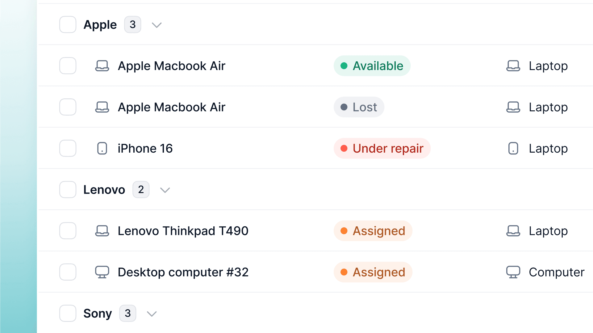 Gestiona fácilmente tu inventario de IT