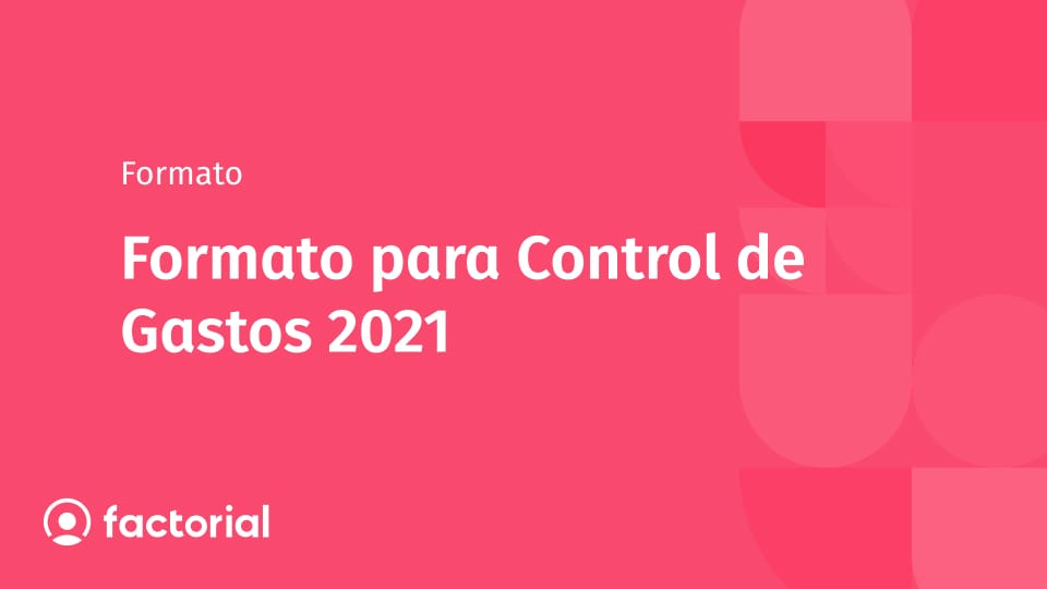 Formato para Control de Gastos 2021